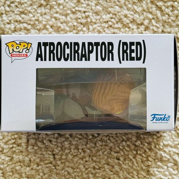 Funko Pop! Jurassic World Dominion Atrociraptor Vinyl Figure Red #1217 BAM - Picture 2 of 6
